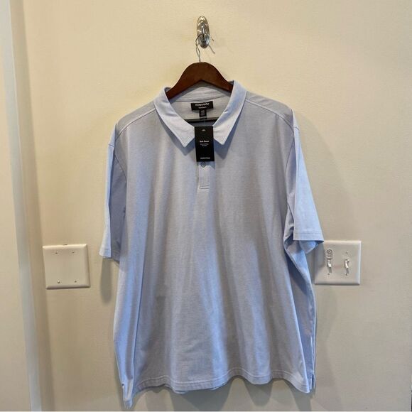 Nordstrom tech smart xxxl polo blue skinny feeder stripe new with tag nwt - Picture 2 of 12